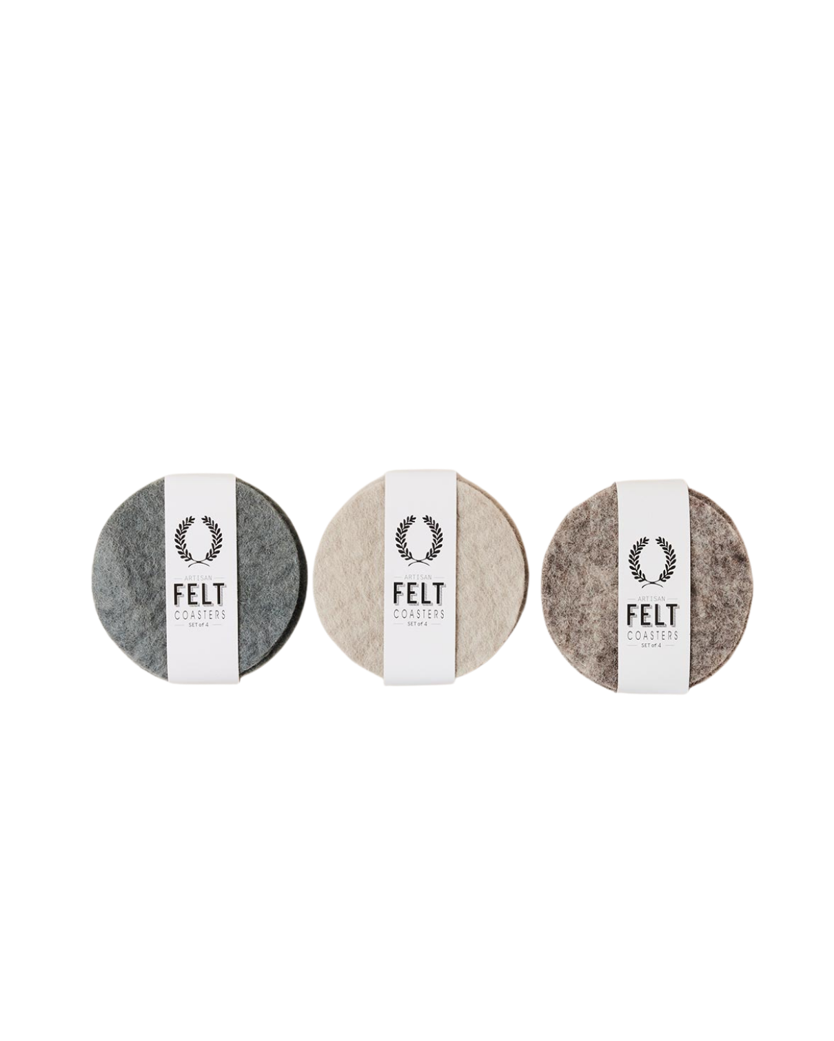 Artisan Felt Coasters - Set of 4